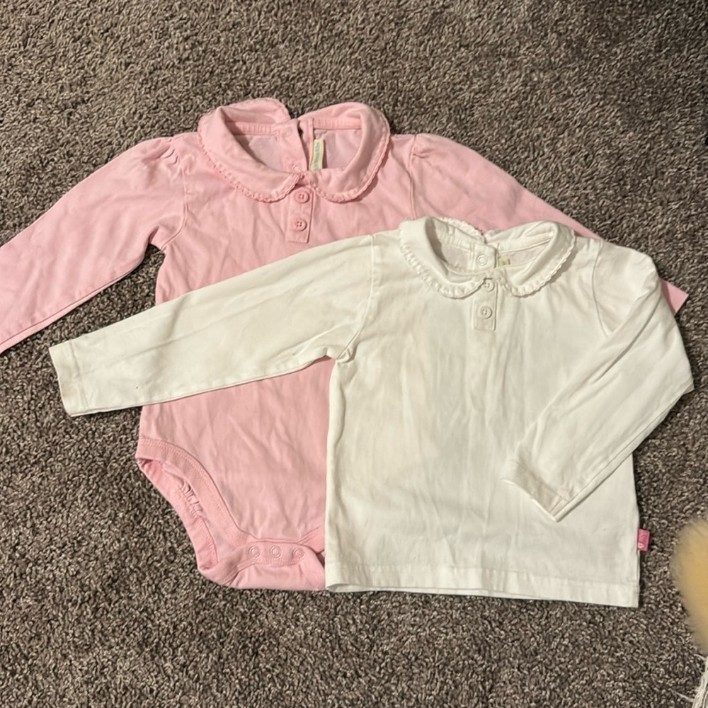 Kids bundle long sleeve short and onsie by JoJo Maman Bebe size 18-24